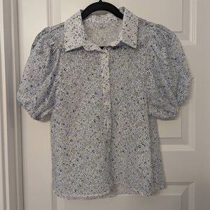 Puff sleeve top